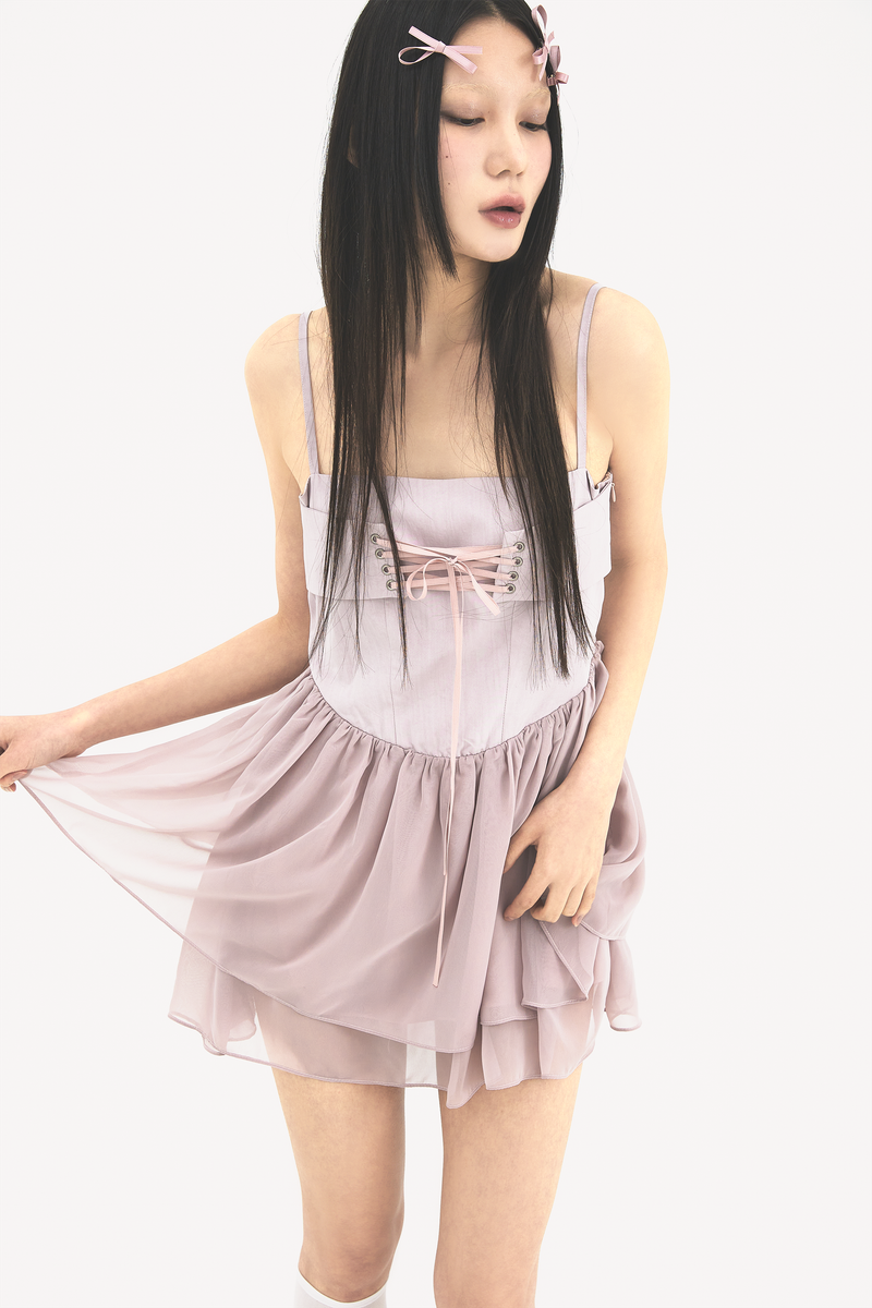 Bustier dress Pink