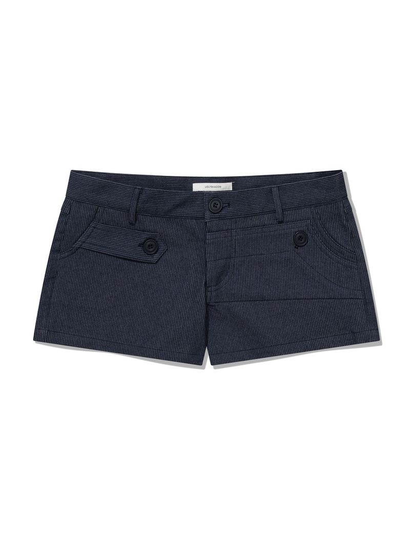 STITCH POINT SHORTS(NAVY)