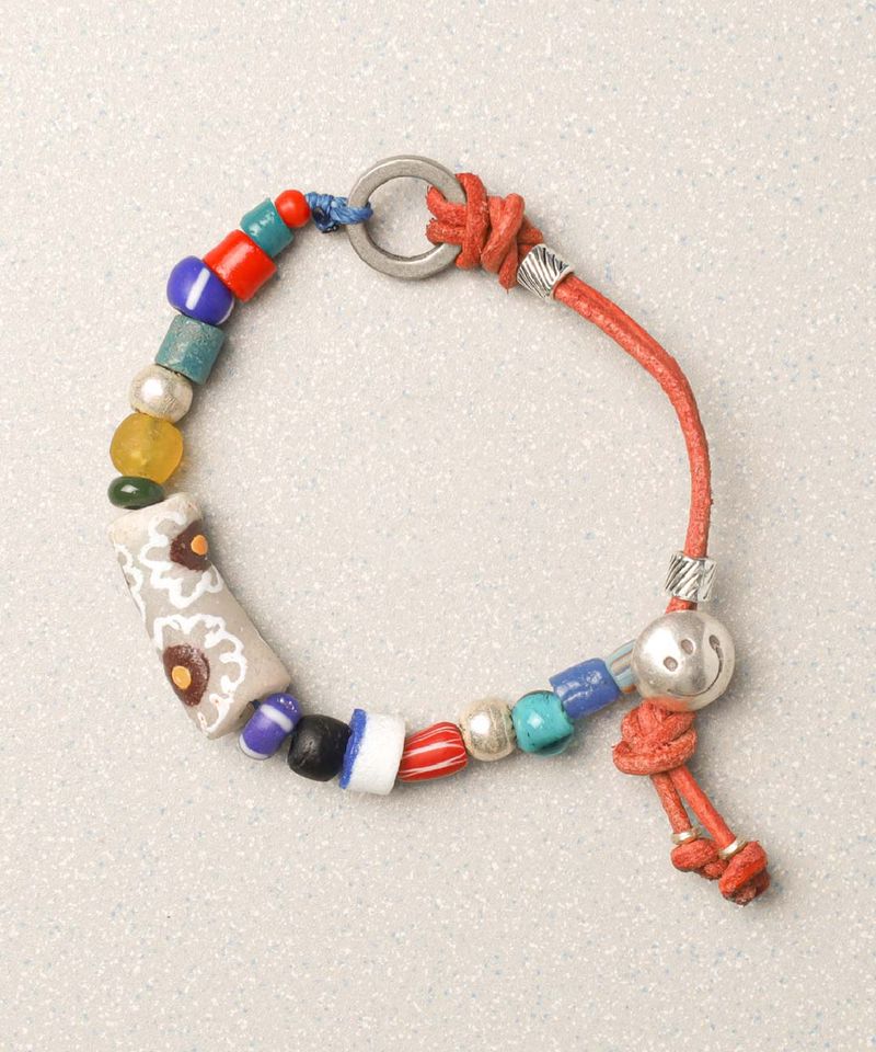 MAUI LEATHER BRACELET-BRICK : ARCHIVE-005
