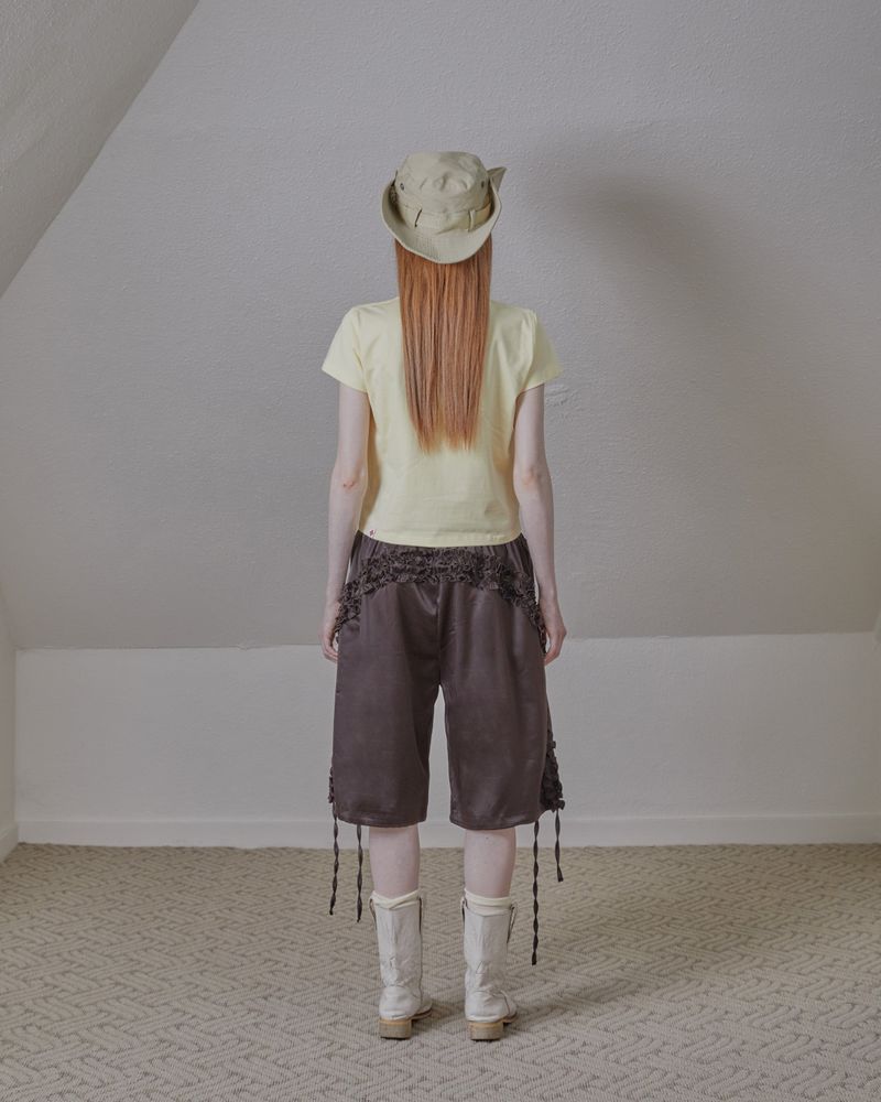 printing logo basic top / lemon