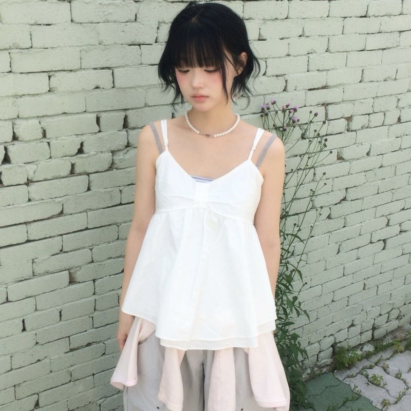 ner.ui.bin（ノエビン）の「Milky Ribbon Set（Tops）」