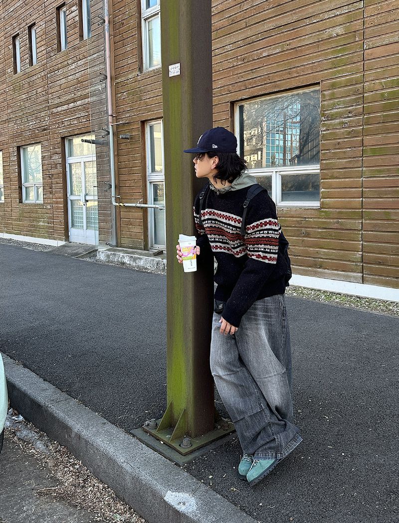 No.1097 tetris box KNIT (3color)