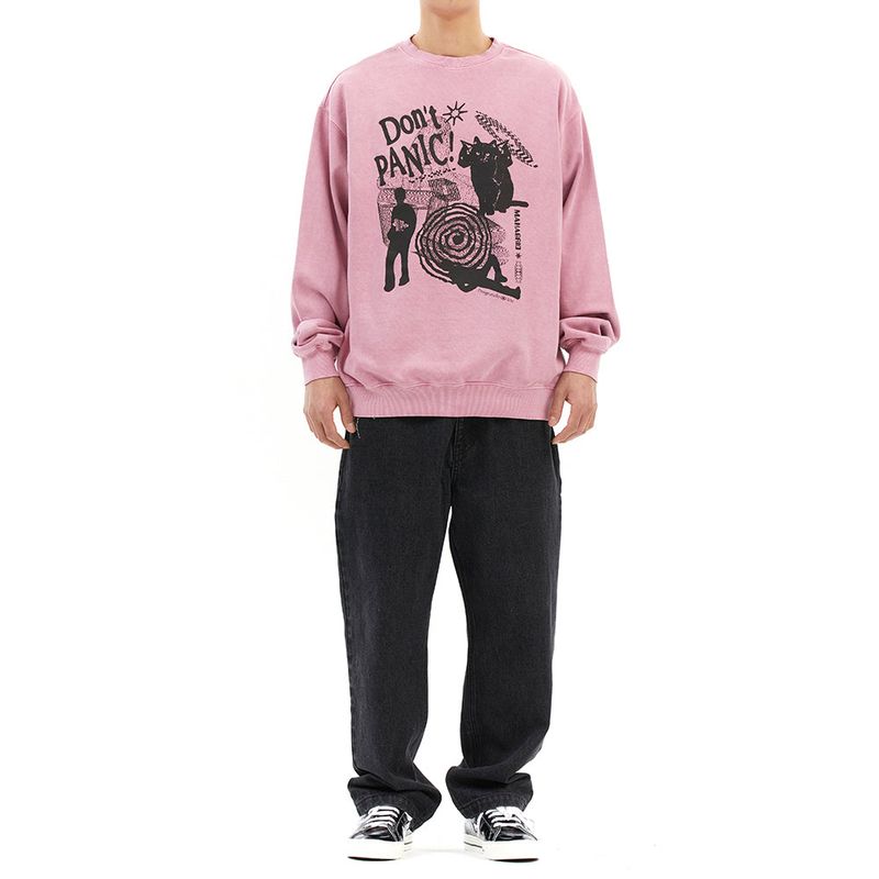 DON’T PANIC PIGMENT SWEATSHIRT