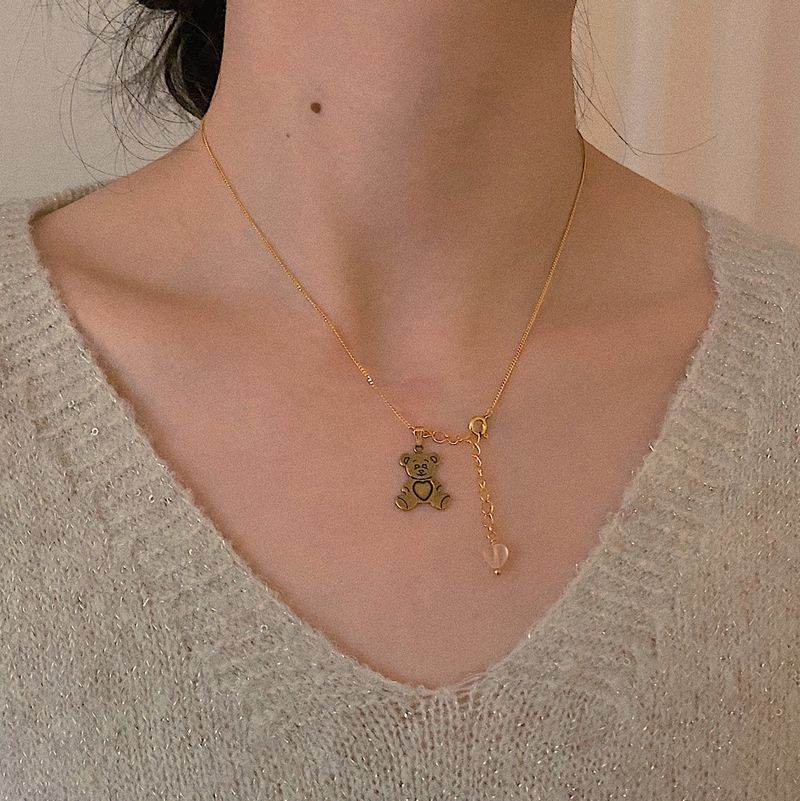 Heart Bear necklace