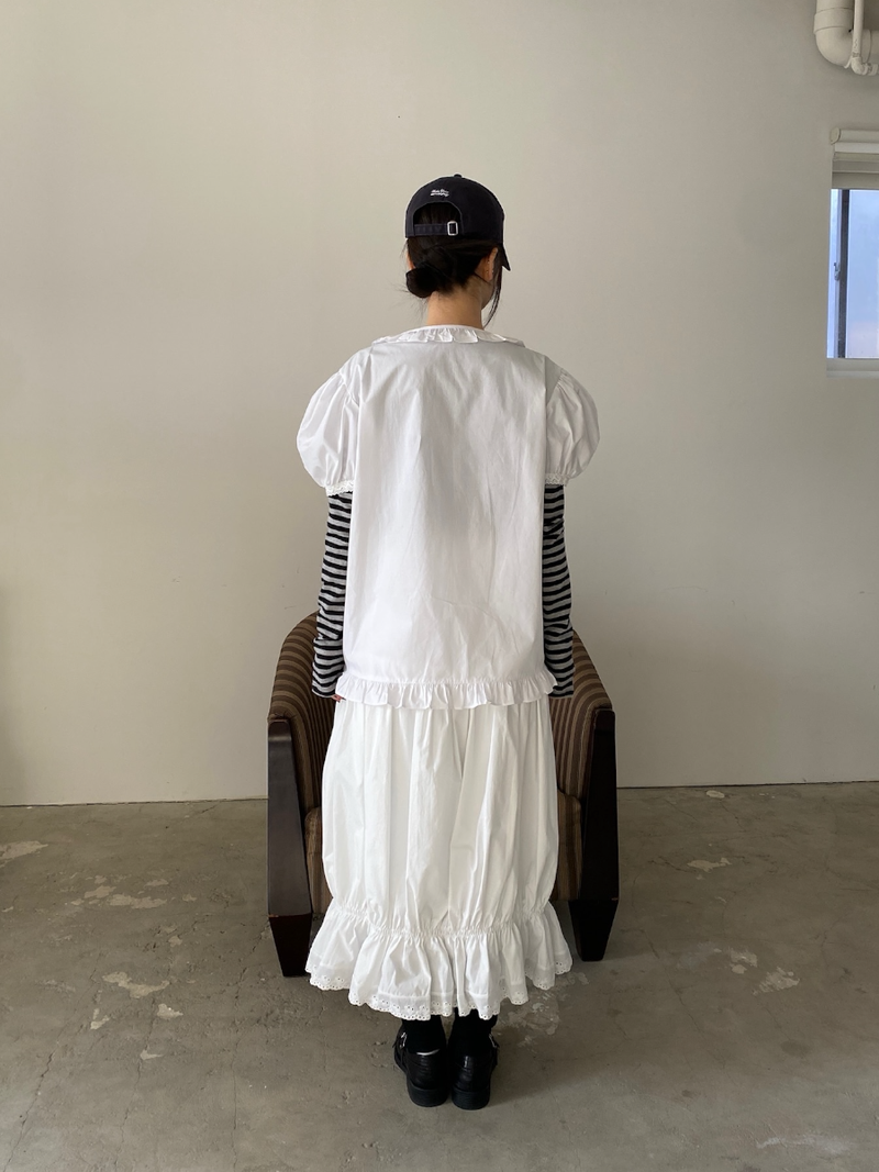 maroni shirring skirt