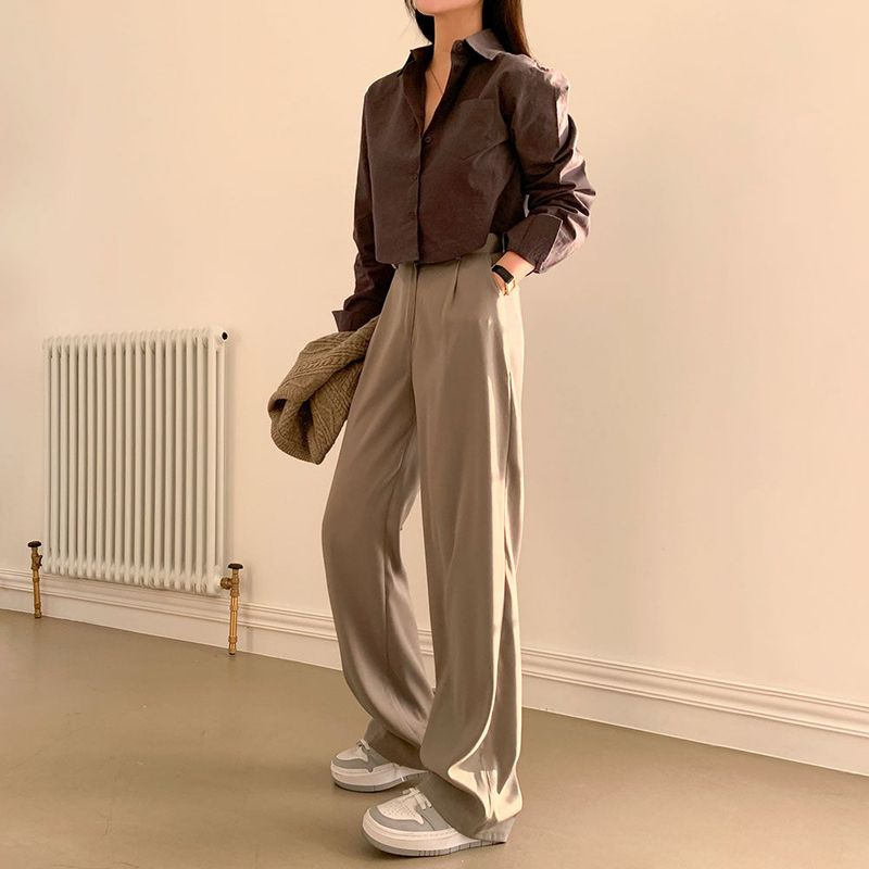 [Bellide made/short, long] standard date wide slacks