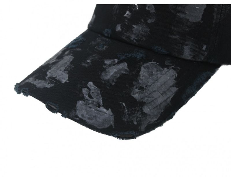 dirty gray coating destroyed ball cap