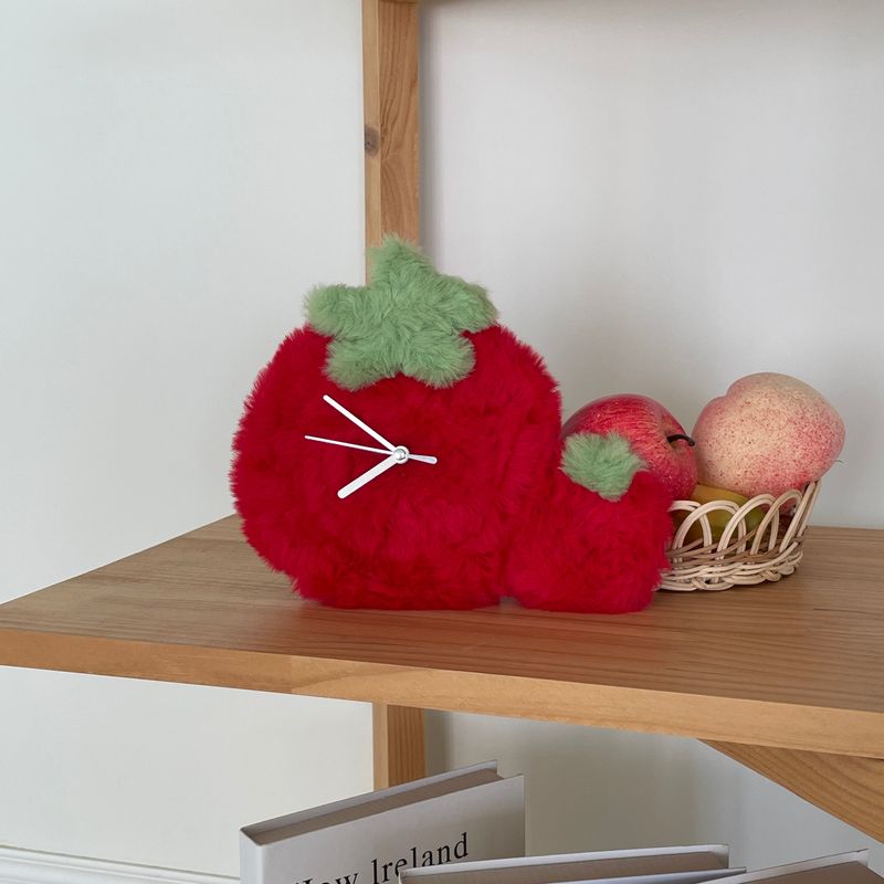 FLUFFYDAY（フラッフィーデイ）の「トマトクロック（インテリア）」