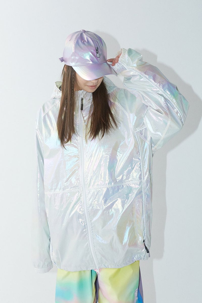 BSR2223FWCP047 GR HOLOGRAM CAP PINK