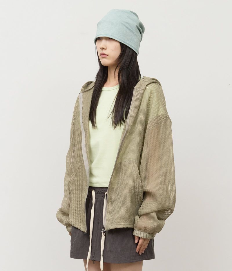 HIFIFNK(ハイファイファンク)の「Noka Mesh Hooded Zip Up(Tops)」
