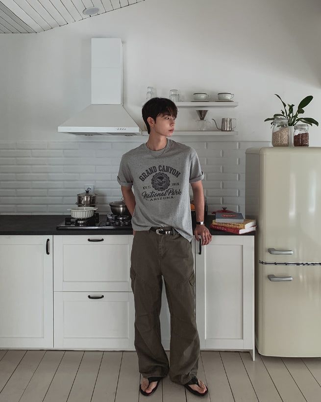 Poneer Cation Parachute Diagonal Cargo Pants