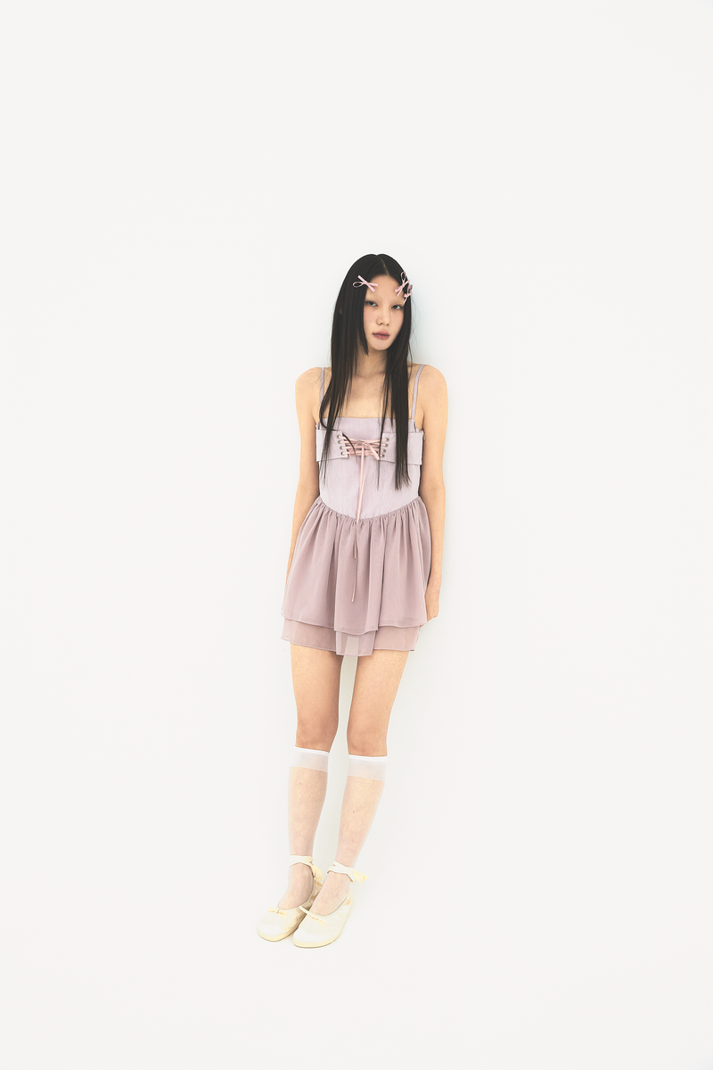Bustier dress Pink
