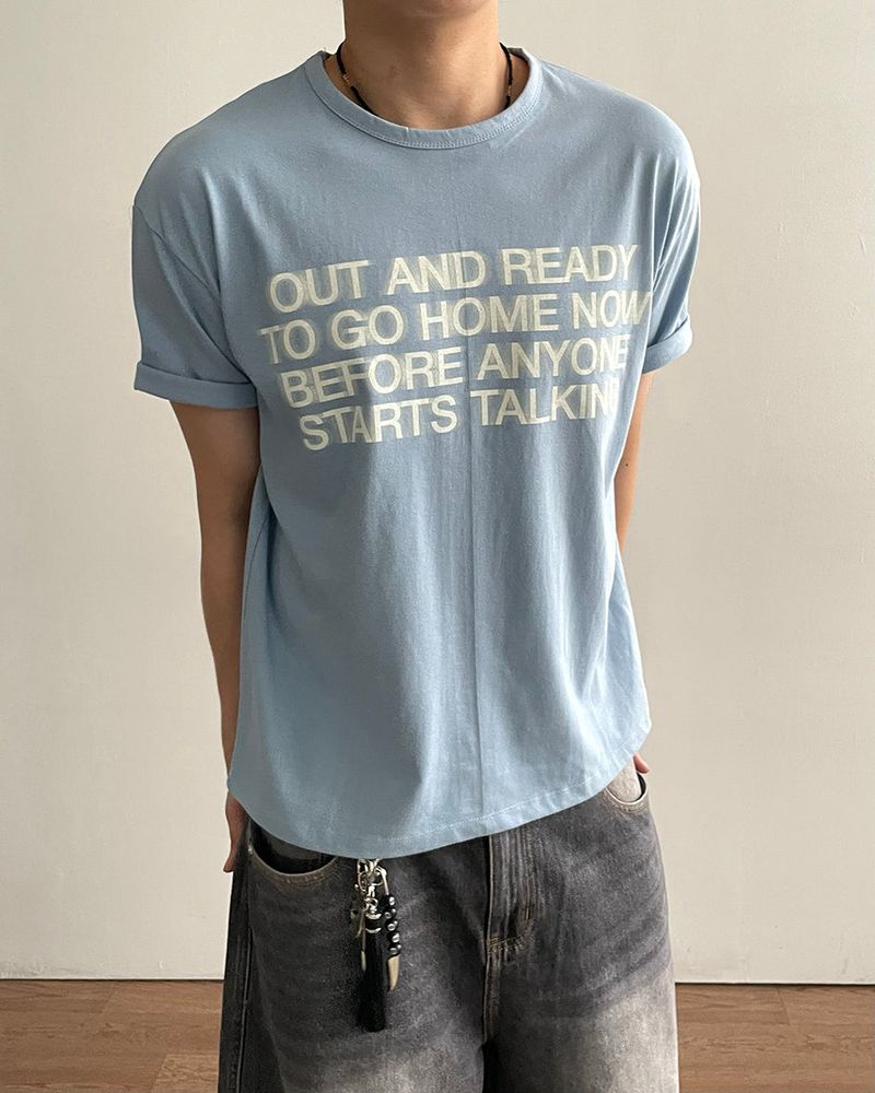 Blur Printing Short Sleeve T