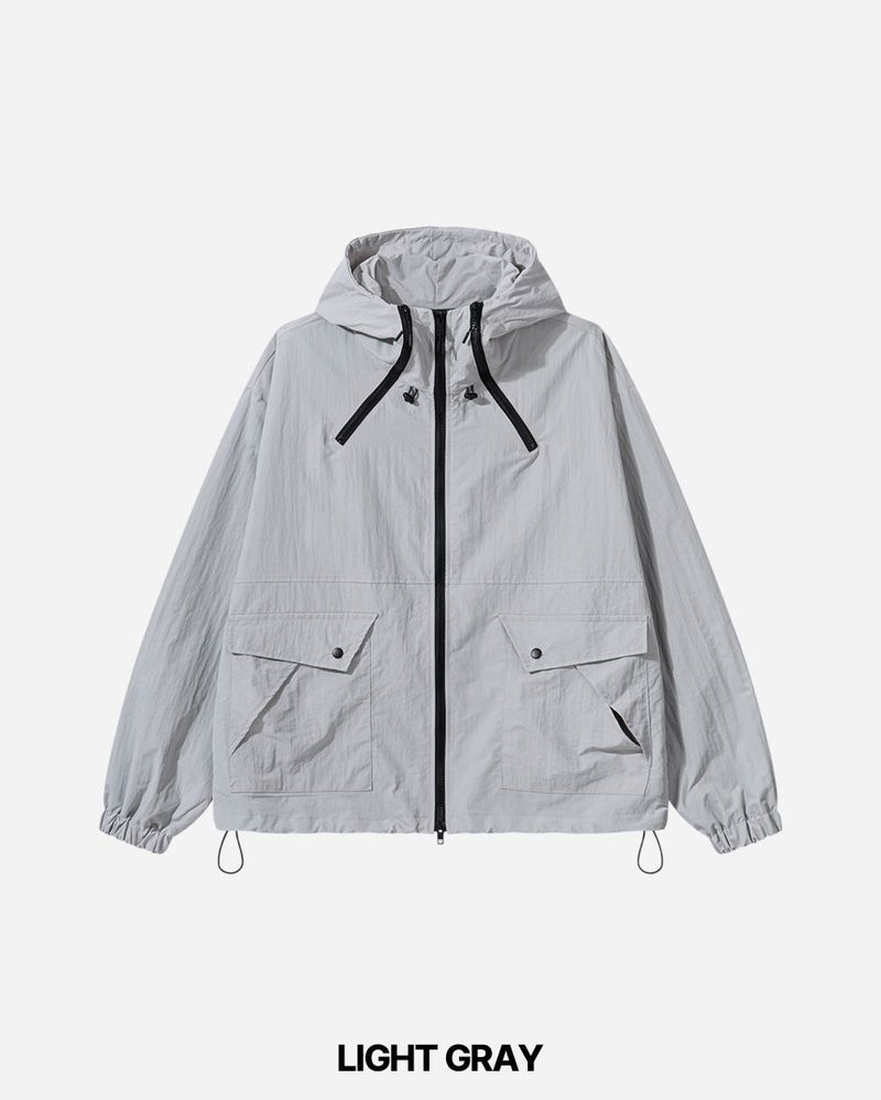 Util Zipper Hood Windbreaker