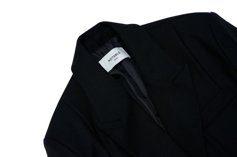 FORMAL WOOL JACKET - BLACK