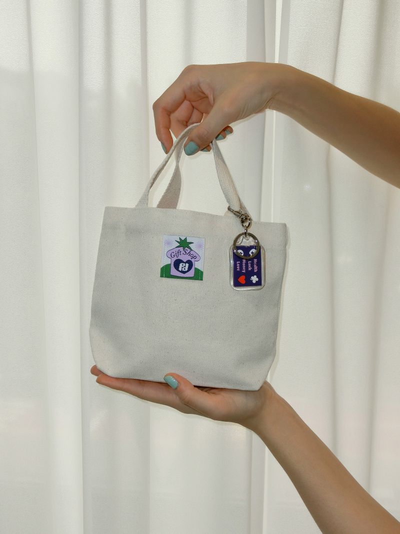 Gift shop mini canvas bag