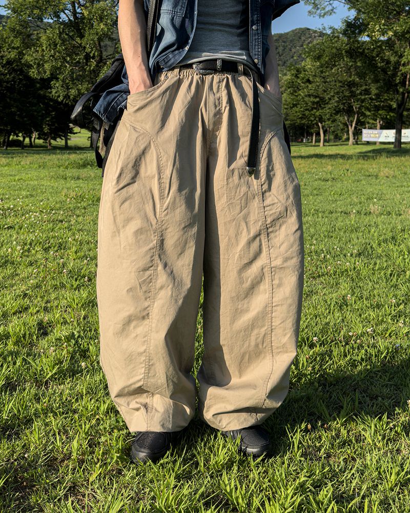 Traillin Cotton Seam One-Tuck Pants