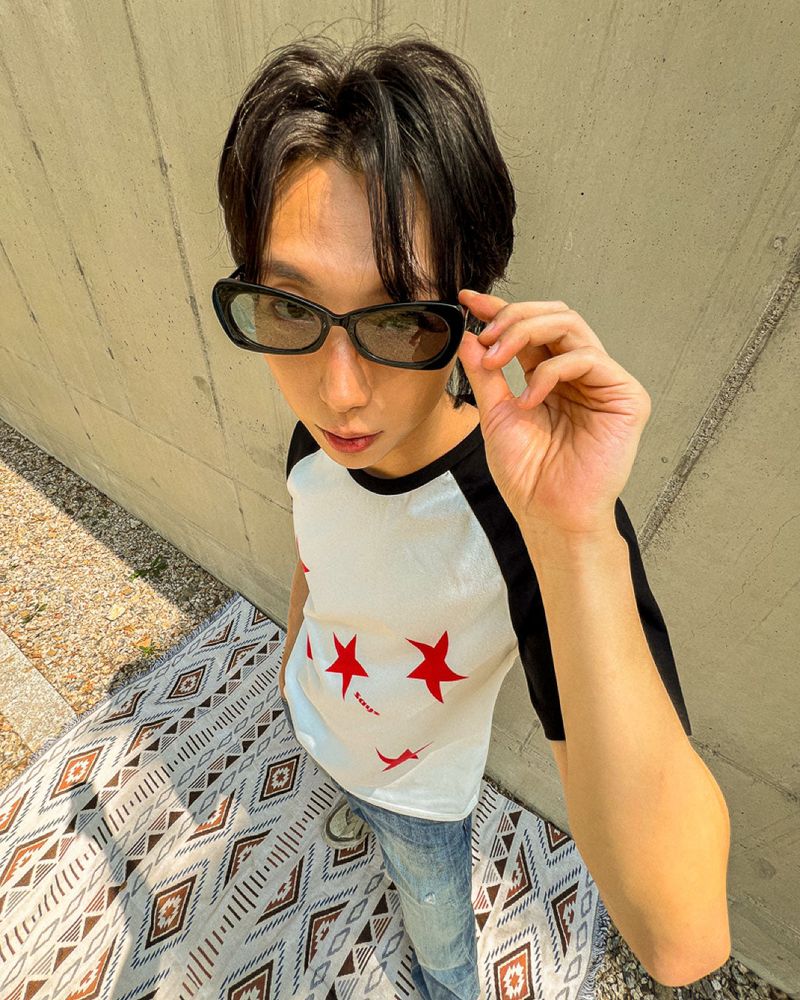 POPPING STAR RAGLAN T-SHIRTS