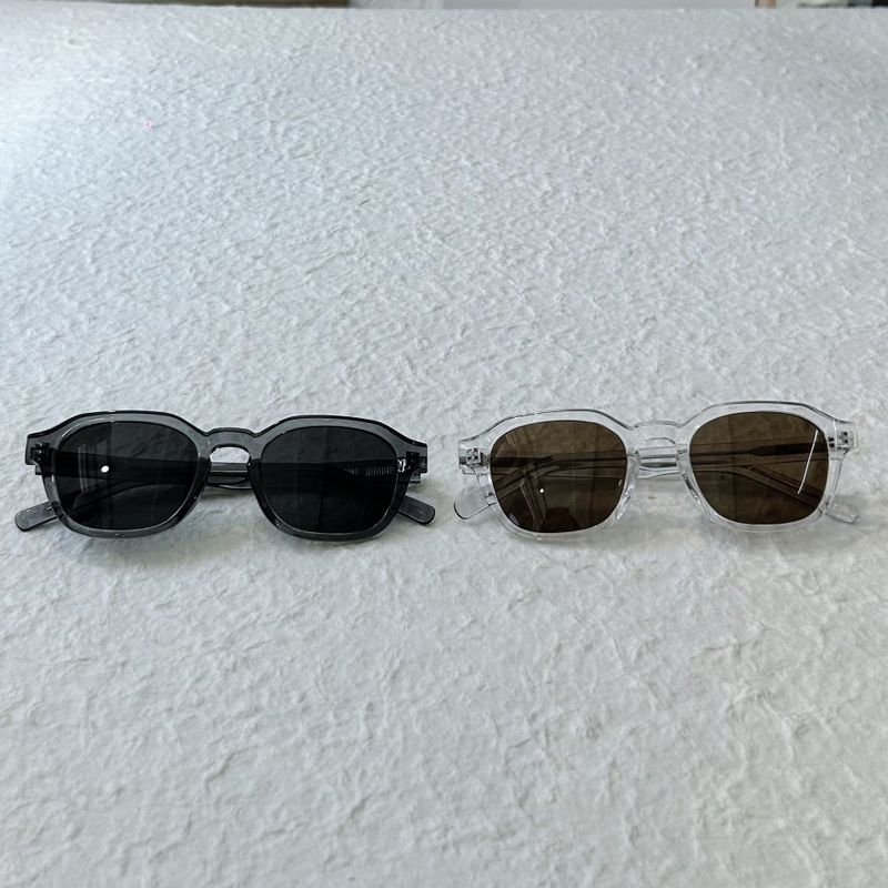 Sheer Geometric Sunglasses