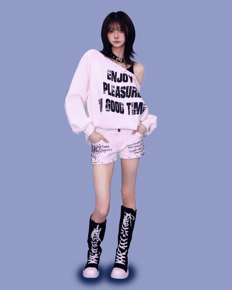 e-e-error stud shorts