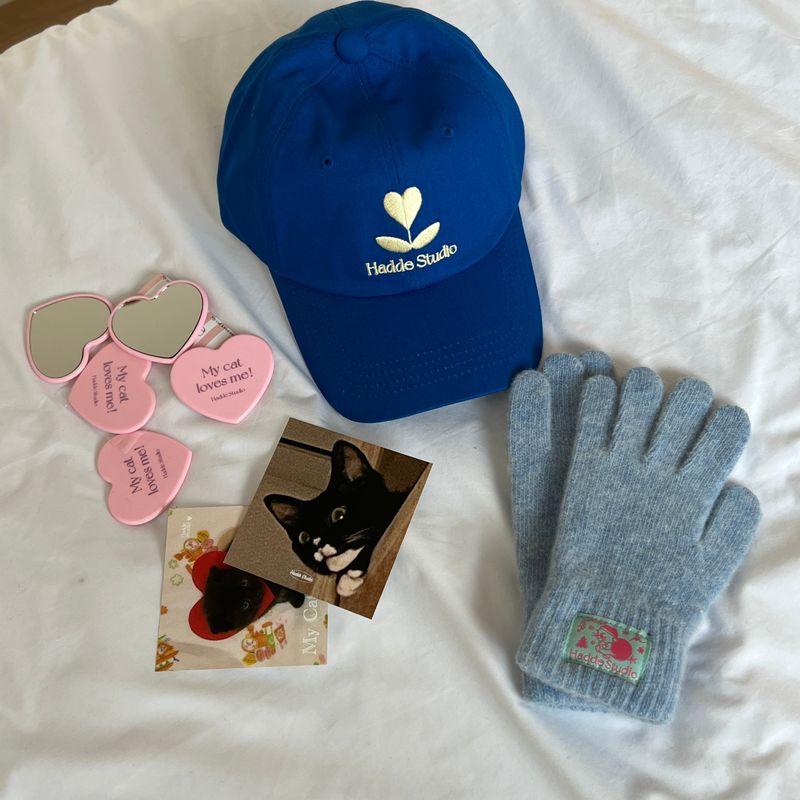 HADDE LOGO BALL CAP BLUE