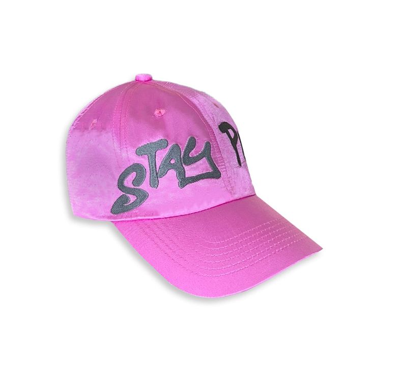stay punk nylon ball cap [pink]