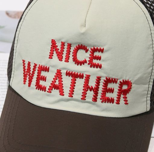 Weather String Mesh Ball Cap