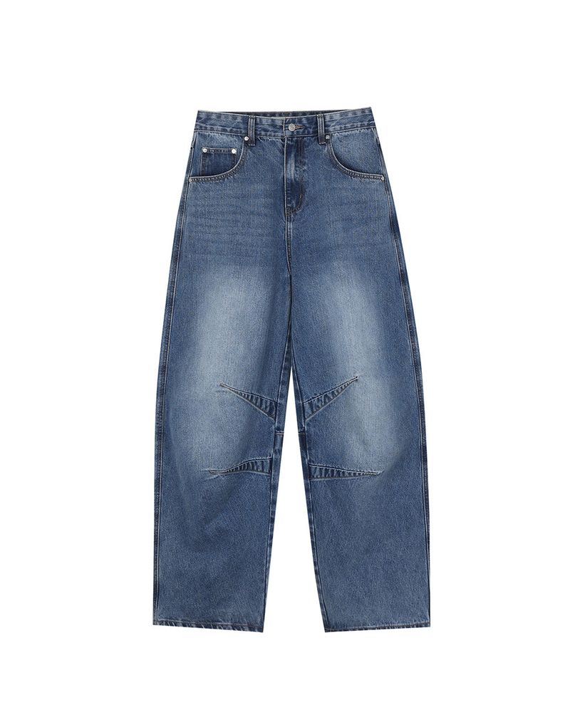 Nova Curved Panel Denim Pants