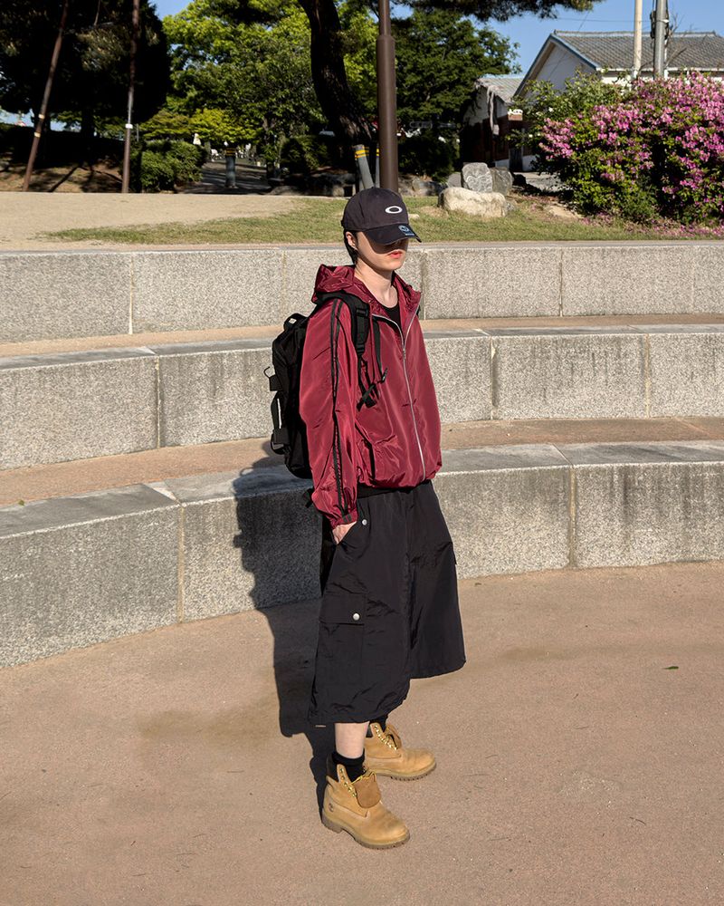 Kelt Nylon Cargo Bermuda Pants