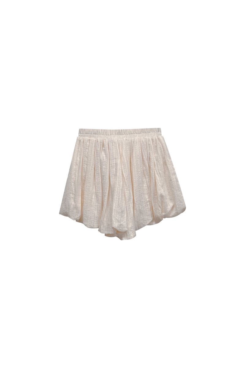CUDDLY BALLOON SKIRT PANTS / BEIGE