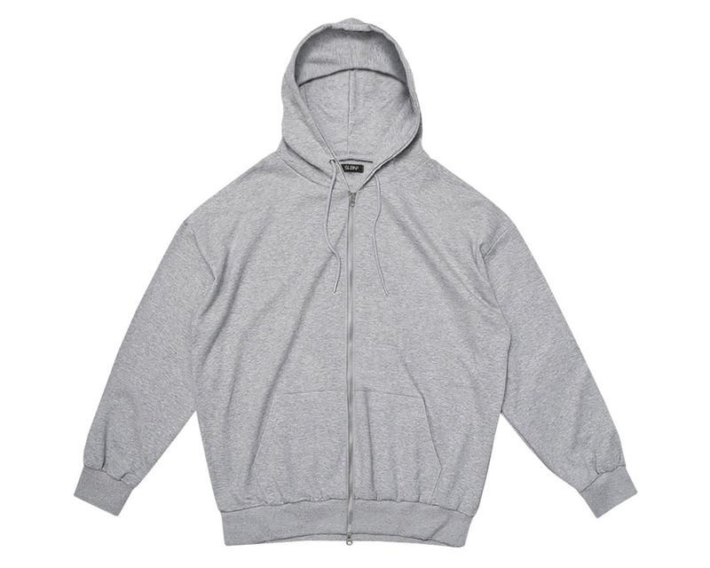 Two way hood zip up