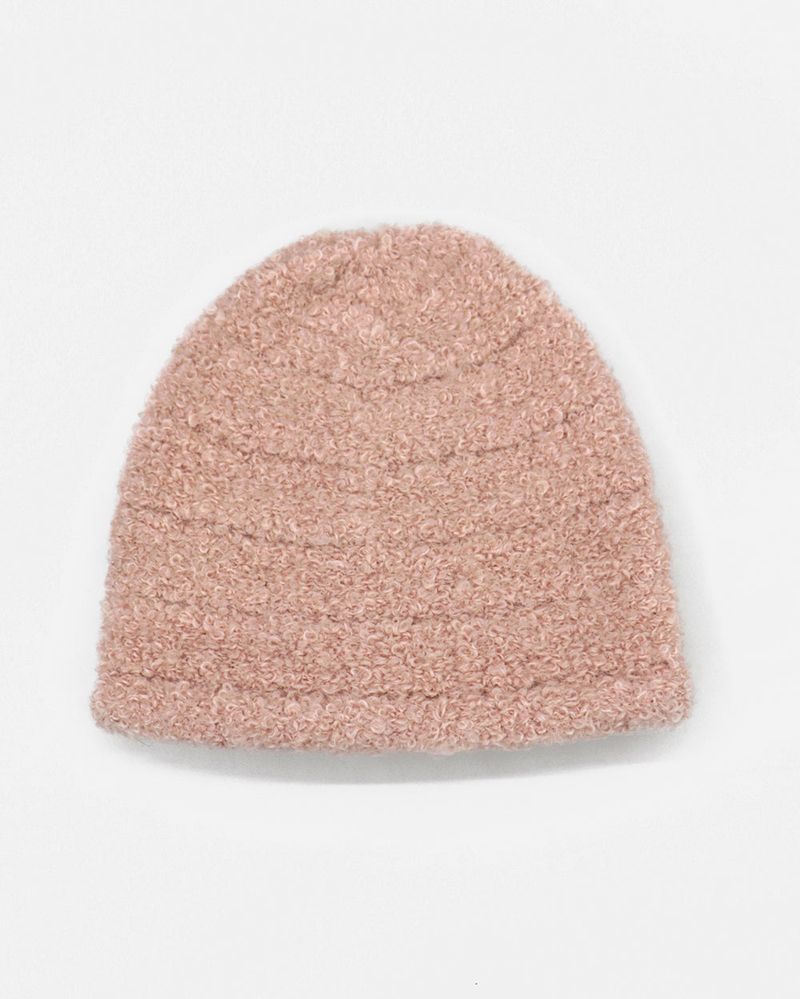 Nien boucle fur beanie hat