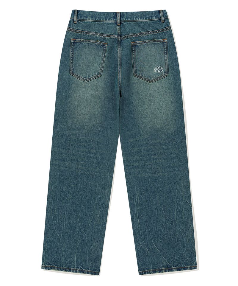MUD WASHING DENIM PANT