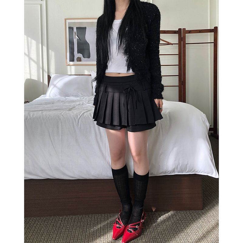 DEEP SWAY(ディープ スウェイ)の「Ribbon Pleat Mini Skirt(Skirts)」