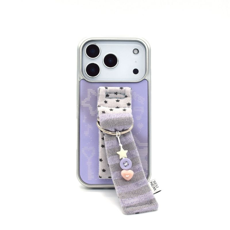 seconduniquename（セカンドユニークネーム）の「SUN CASE BUTTON BELT PURPLE（Smartphone Accessories）」