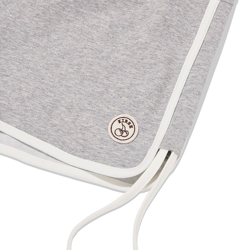 WORDING GRAPHIC DOLPHIN PANTS [MELANGE GRAY]