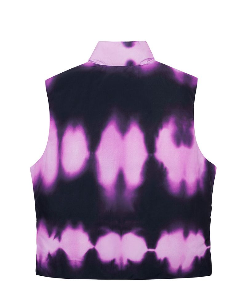 Colour Contrast Down Vest _ Purple
