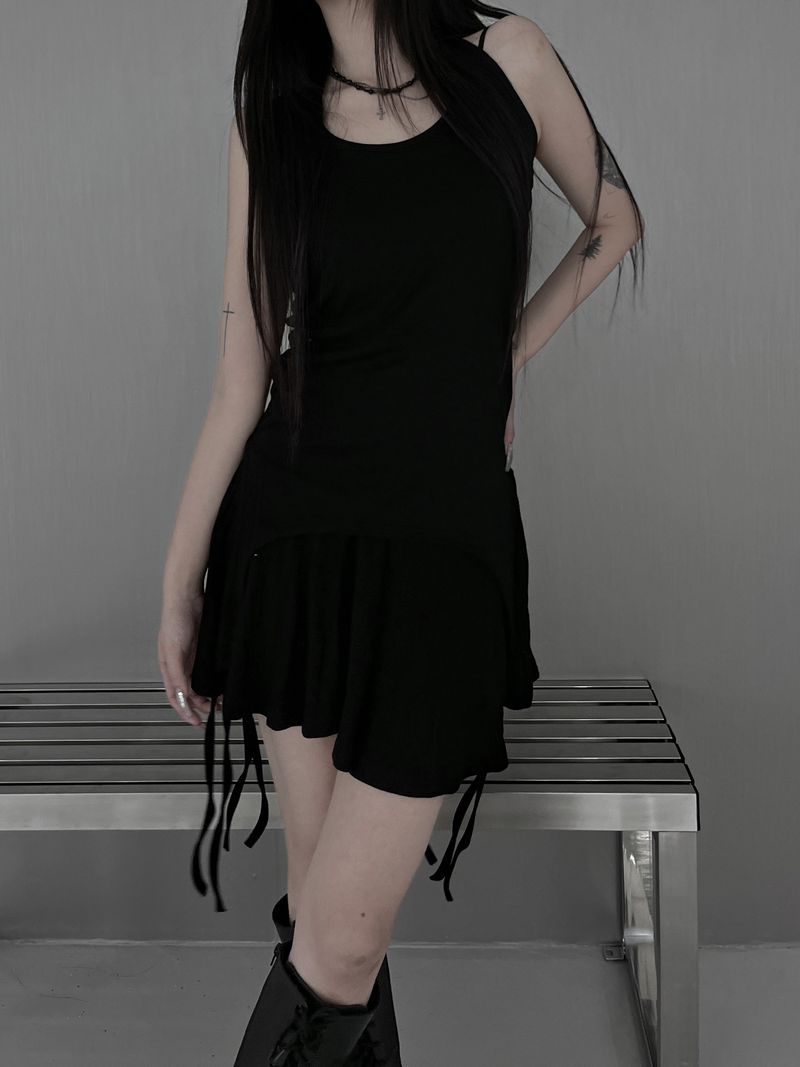 strap skirt sleeveless (3color)