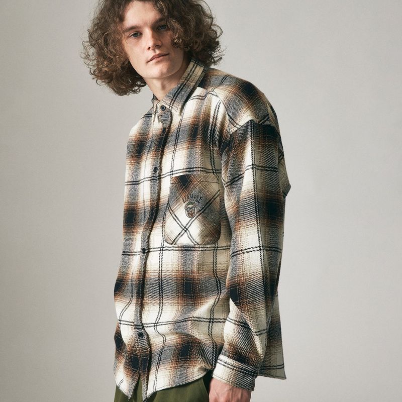 EXAMPLE BBBEAR CHECKSHIRTS