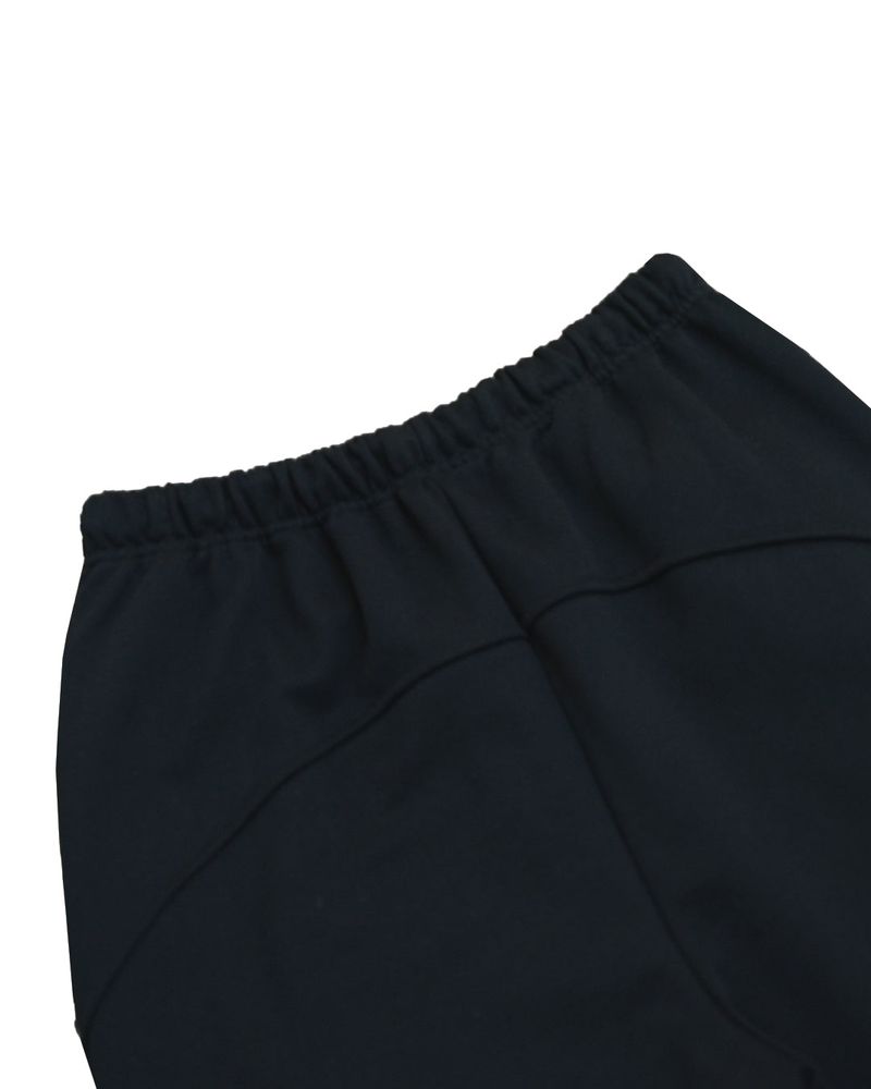 Snap curve sewat pants / black