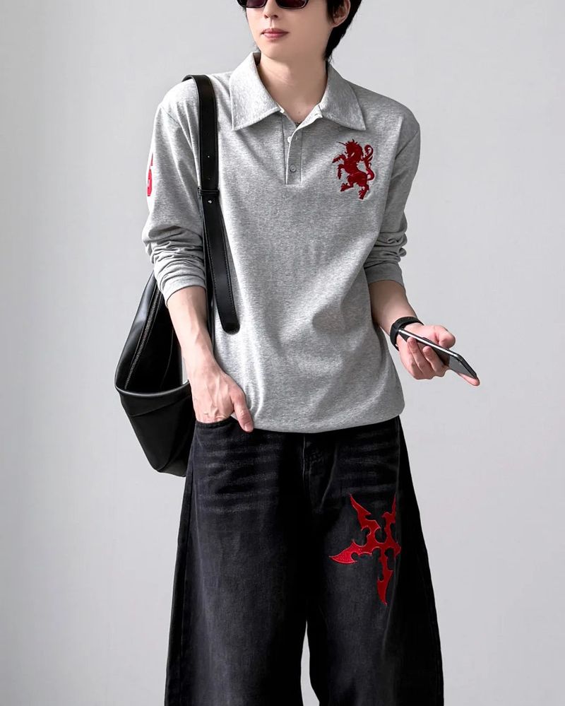 Maive Collar Long Sleeve