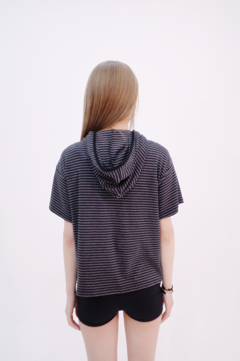 ピーナッツ ダンガラ フード付きTシャツ