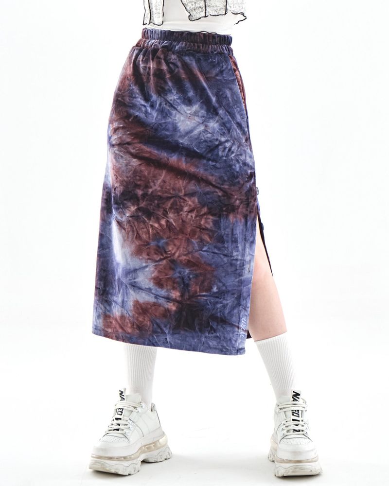 WIM(ダブリューアイエム)の「VELVET CREASE SKIRT(Skirts)」