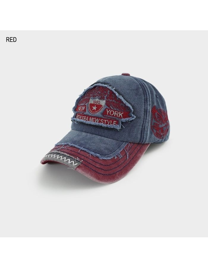 NY LC pigment denim ball cap