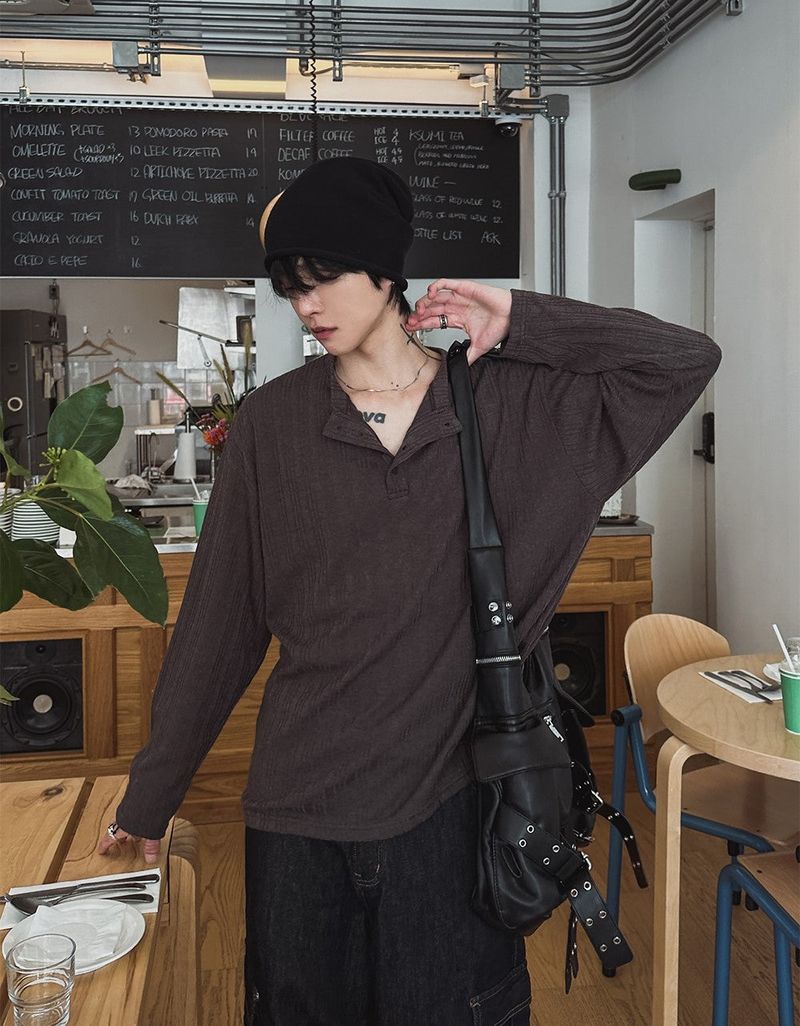 2PLAN(ツープラン)の「タロリブヘンリーネックニット(トップス)」