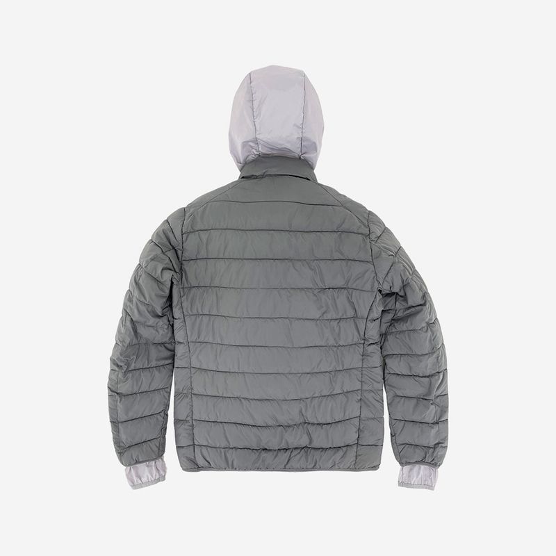 Symbol Logo Puffer Jacket Gray