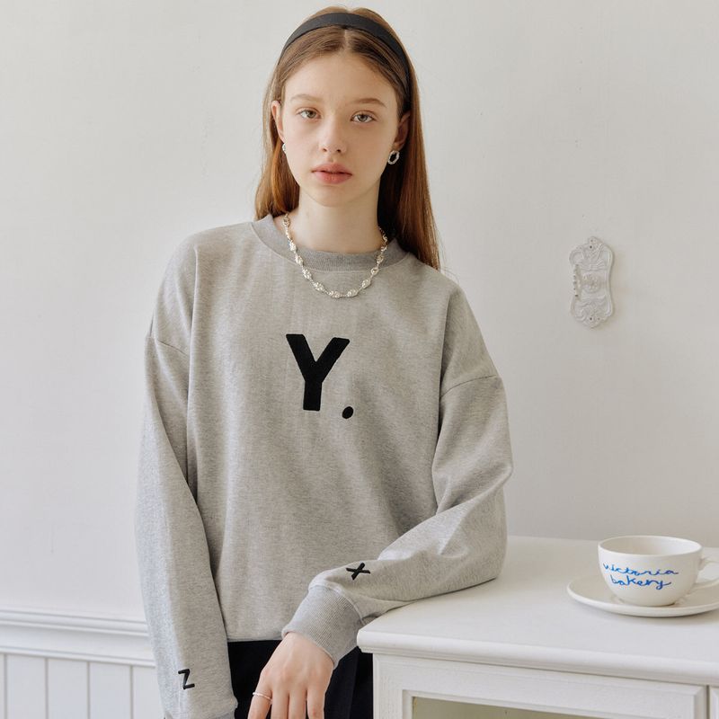 yuppe(ヤッピー)の「XYZTシャツ / XYZ T-SHIRT_GRAY(Tops)」