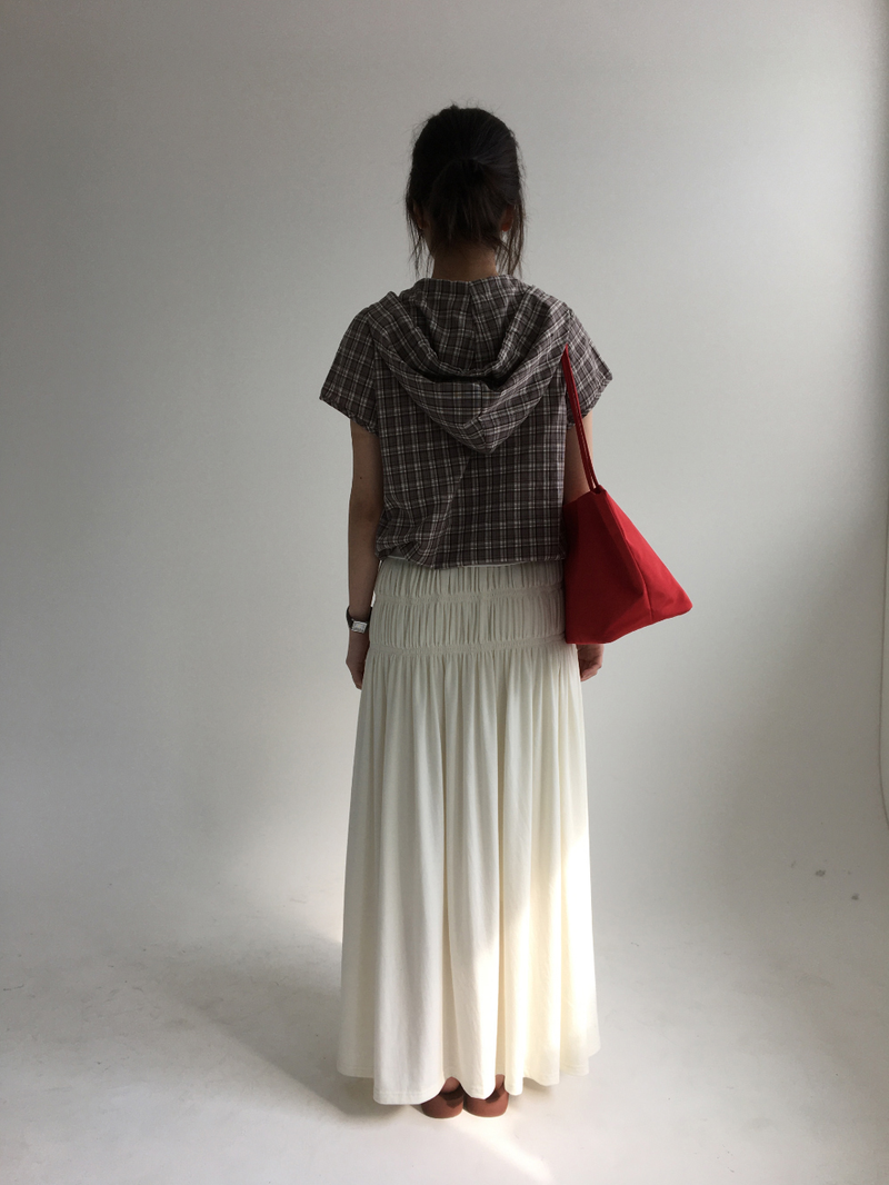 Sor Shirred Long Skirt (4color)