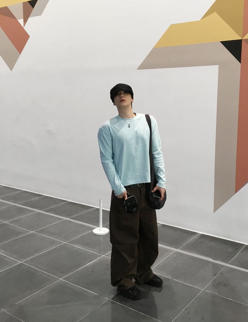 No.1652 round crop T (4color)