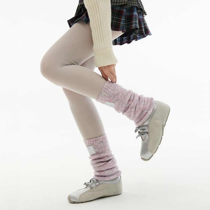 Basic Logo Bokashi Leg Warmer _ Lavender